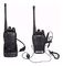 Kit 2 Radio Comunicador Walk Baofeng + Fone