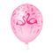 Balão Látex Decorado Flamingo 10" - 25un