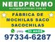Fabricantes de Sacochilas Promocionais / Fabricante de Sacochila Promo