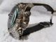 Relógio Modelo Avenger Breitling Verde Militar Caixa Prata